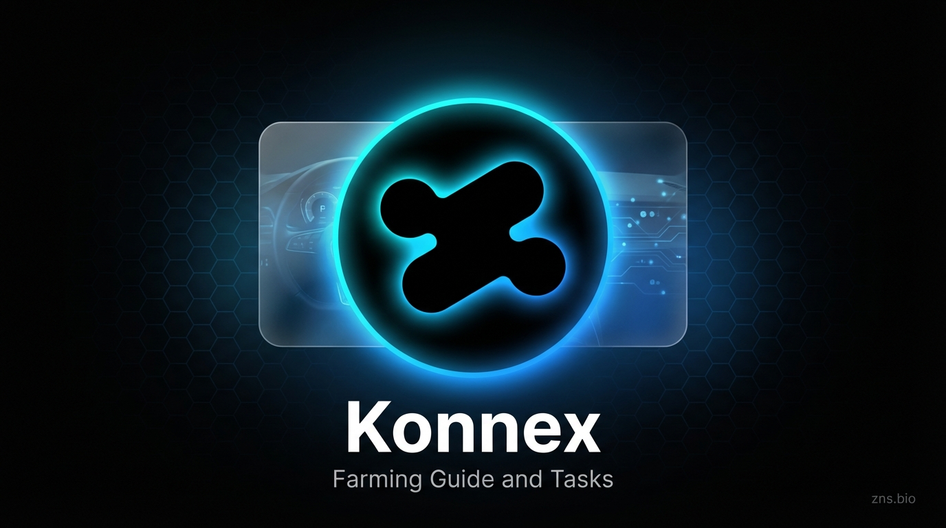 Konnex Connect R Konnex (KNX) Airdrop Guide: Farm Konnex Points (KP) for Q2 2026